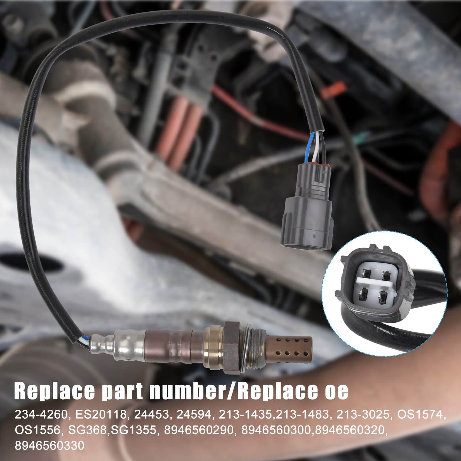 2X Oxygen Sensor Downstream O2 Sensor Replacement for Toyota Camry 6