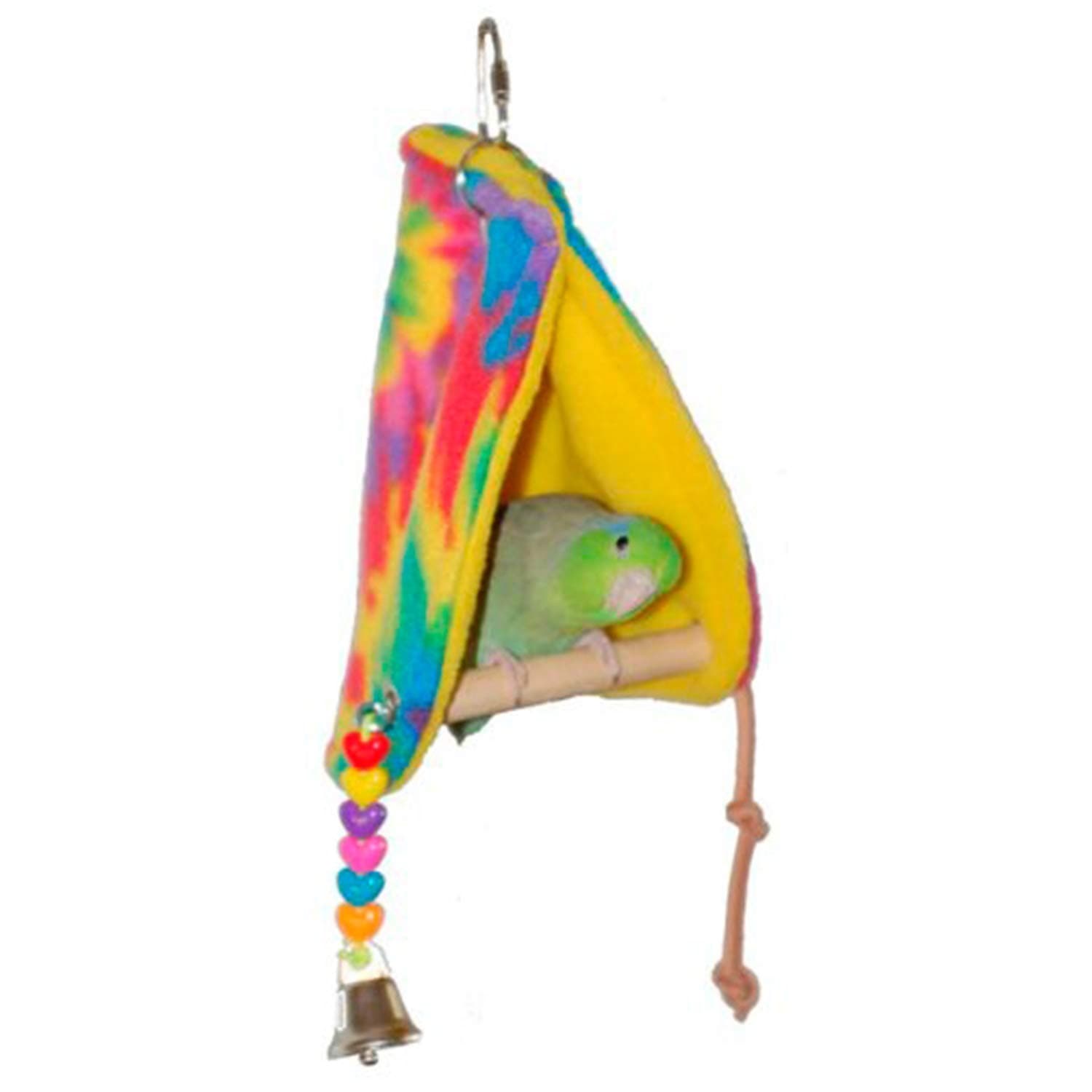 Super Bird Creations SB473 Peekaboo Perch Tent for Small Birds, Bird Bed & Pa...