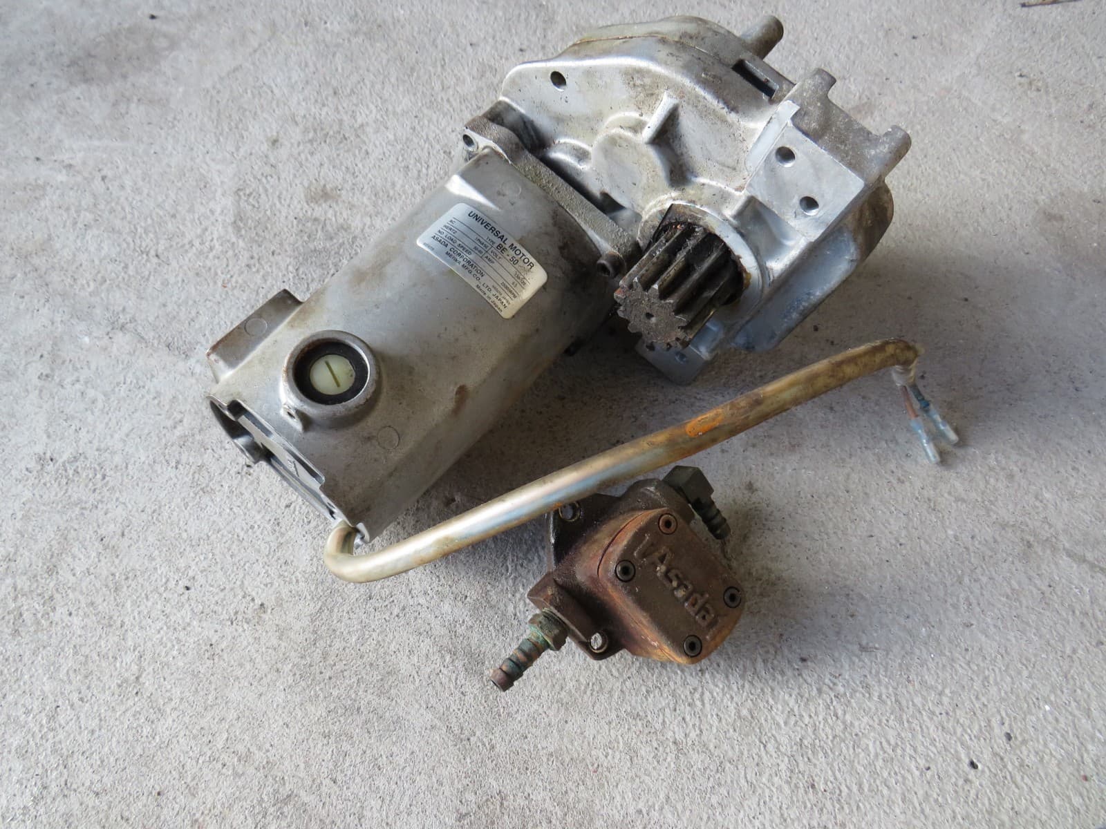 ROTHENBERGER 63004 Supertronic 2SE Pipe Threading Machine MOTOR & OIL PUMP ASADA 2