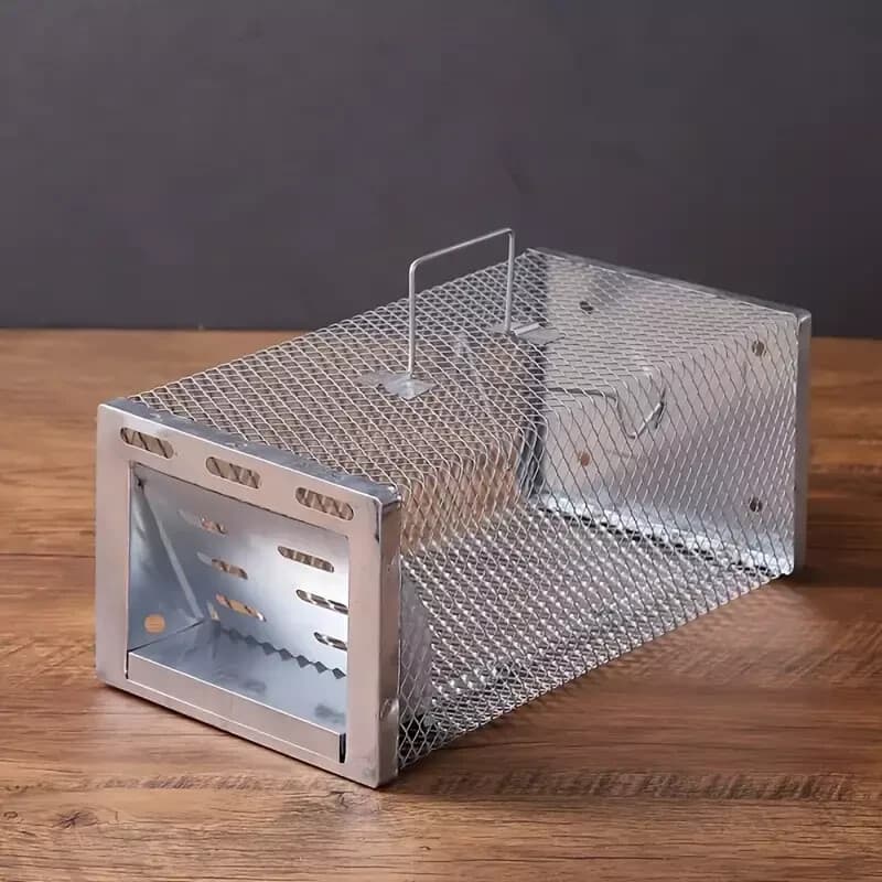 2 Pack Rat Trap Automatic Continuous Cycle Mouse Traps Easy to Set Up and Reuse 5