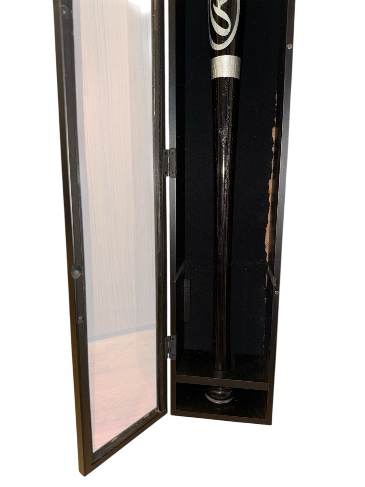 Sting WWE Autographed Rawlings Baseball Bat Beckett Authenticated + Display Case 5