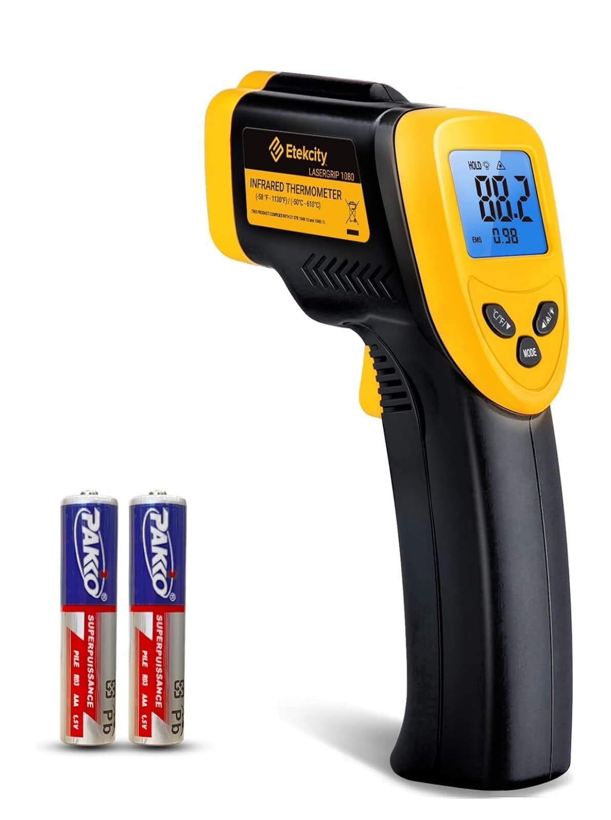 Etekcity Lasergrip 1080 Non-Contact Digital Laser Infrared Thermometer 2