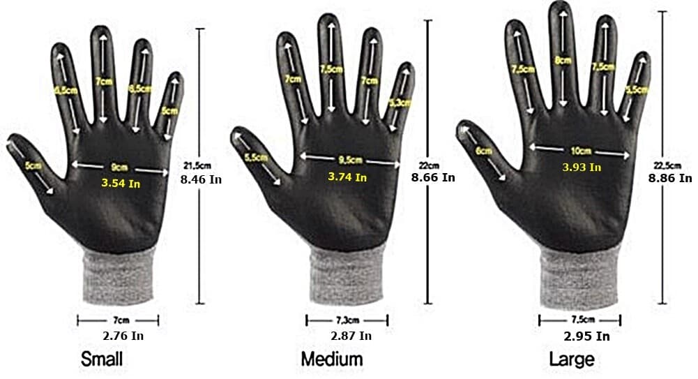 3M Nitrile Foam Coated Work Gloves 10 Pairs TouchScreen Breathable Reusable Pink 4