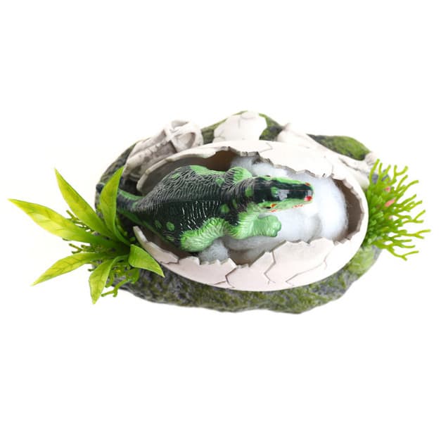 Pneumatic fish tank decoration oxygenation simulation dinosaur shell breaking 4