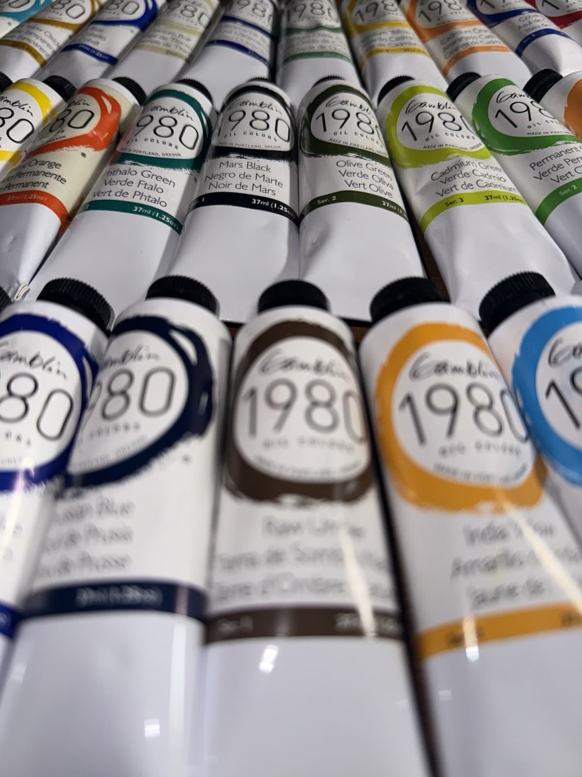 LOT of 51 GAMBLIN 1980 OIL COLORS PAINT 37 mL.TUBES ALL NEW/HIGH SERIES/L@@K!!! 6