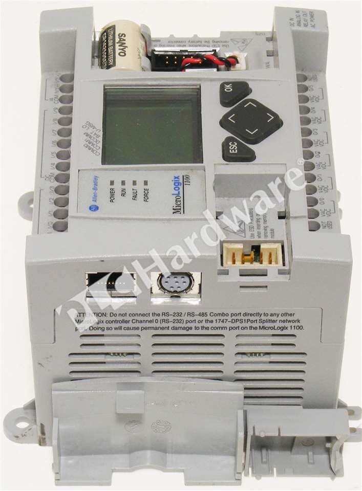 Allen Bradley 1763-L16BWA /B MicroLogix 1100 120/240VAC Power Logic Controller 4