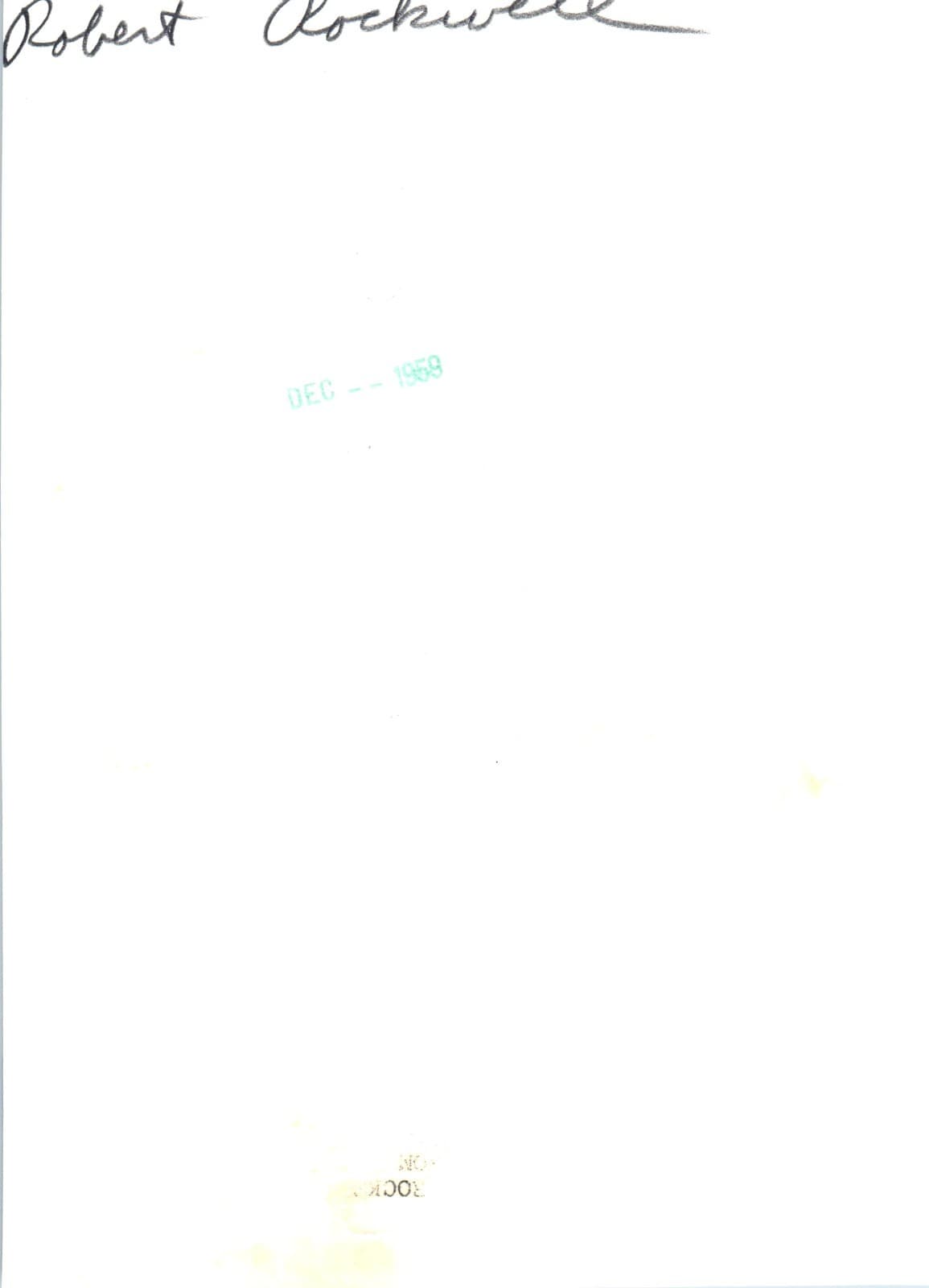 ROBERT ROCKWELL December 1959 The Man From Blackhawk ABC Orig. TV Still Photo 2