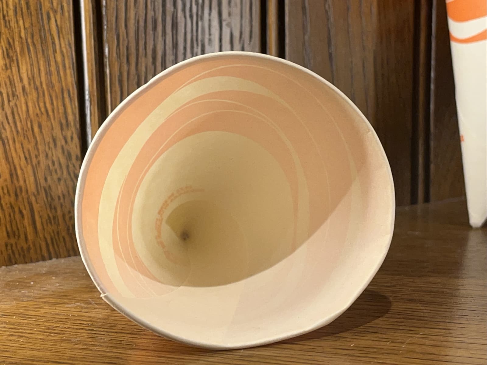 Vintage 1940 Lily Soda Fountain Tulip Vee Paper Cone Cup Drug Store Pharmacy 6oz 6