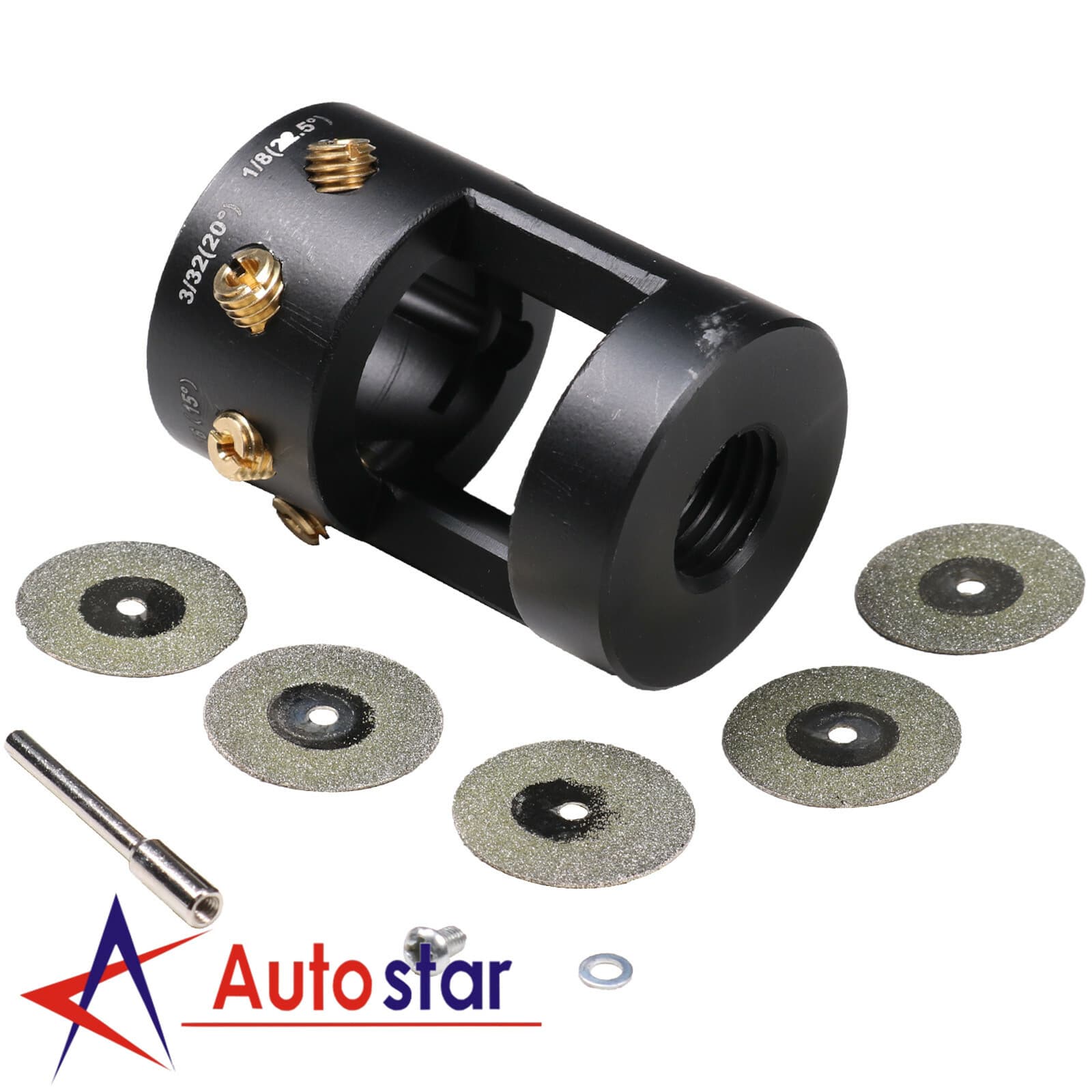 New Tungsten Grinder & Sharpener Multi-Angle Offsets Head Tool For TIG Welding 5