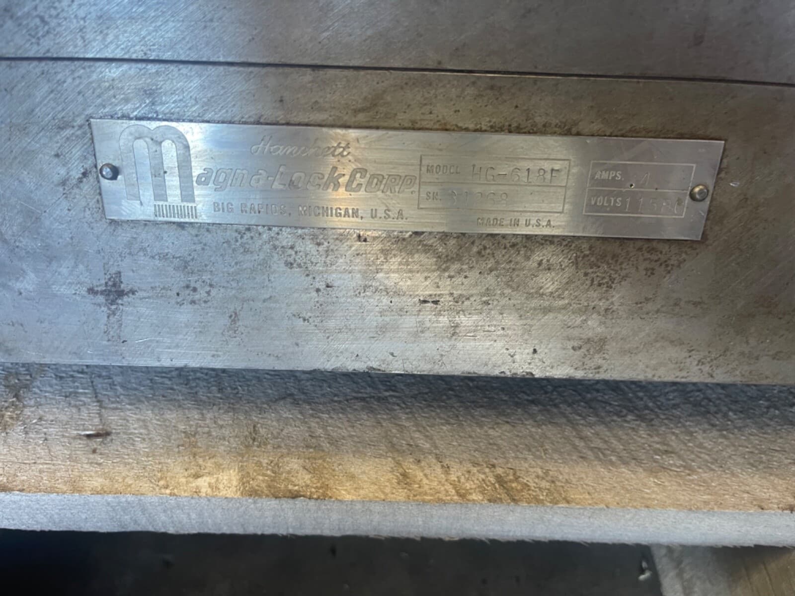 6" X 18" ELECTROMAGNETIC CHUCK WITH NEUTROFIER CONTROL 3