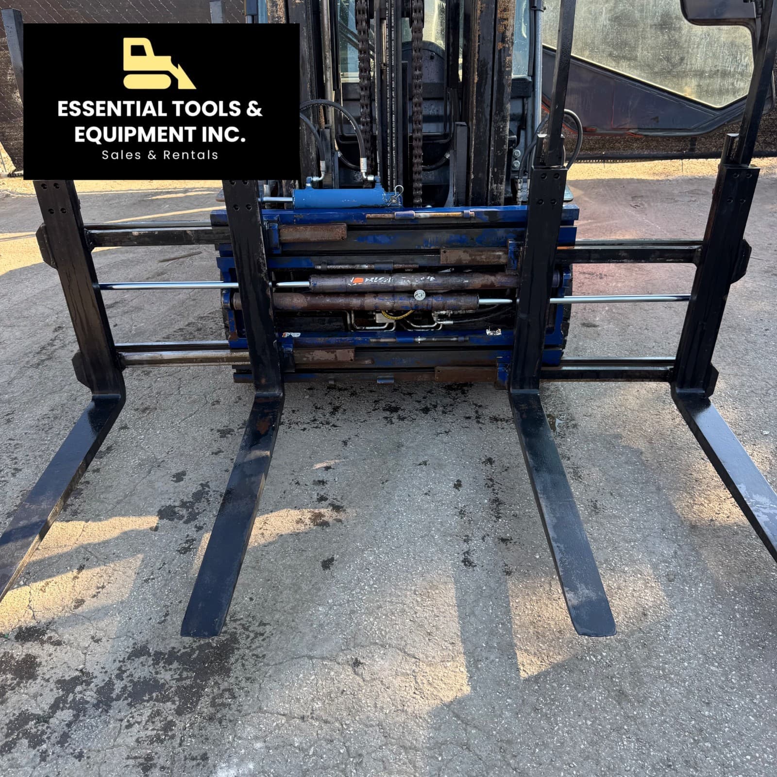 Rightline LP8C-C5B0-C Single-Double Pallet 42'' Forklift Attachment Class III 4