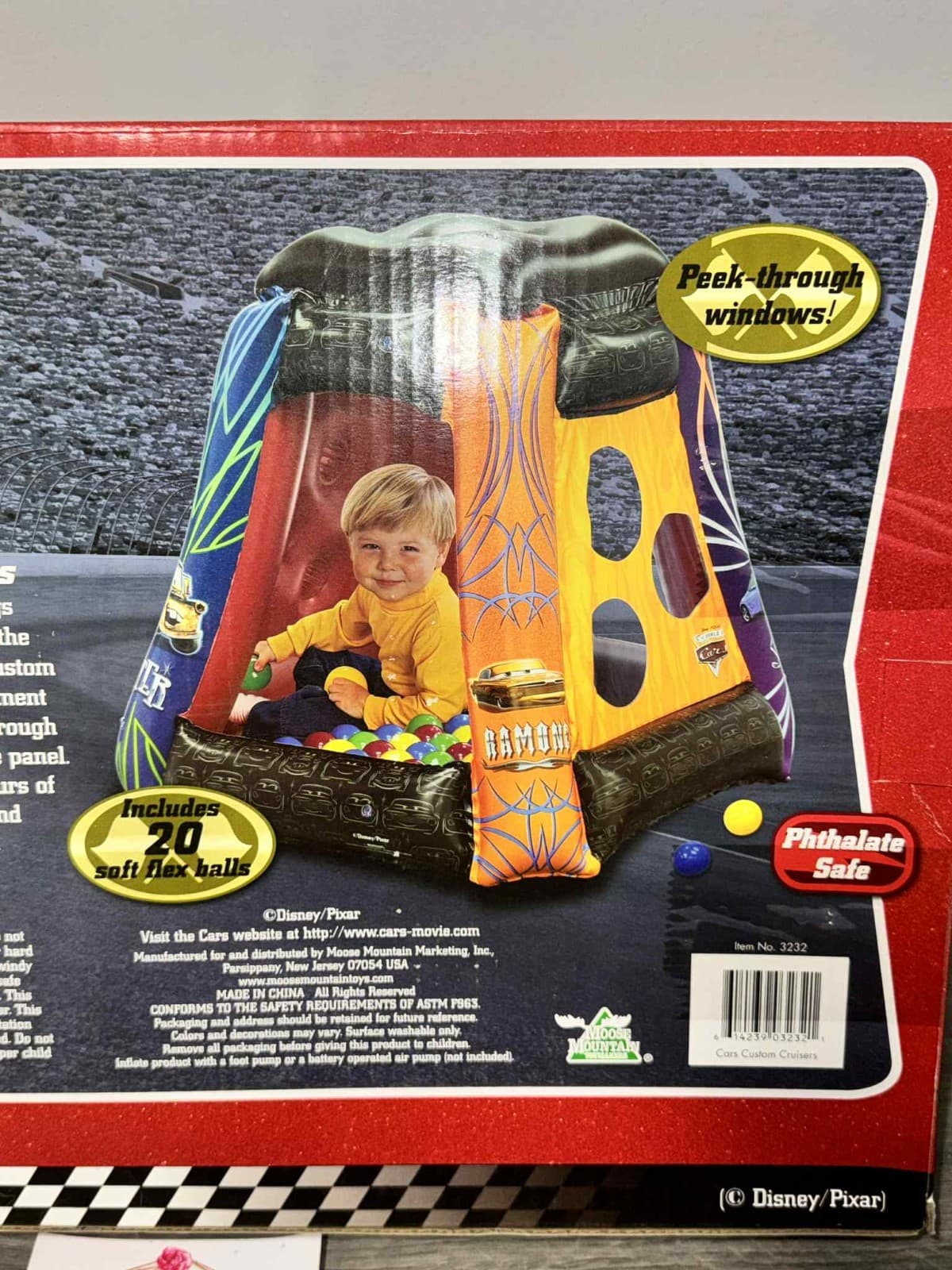 Disney Cars Lightening McQueen Custom Cruisers Ball Pit with 20 balls RARE NEW 5