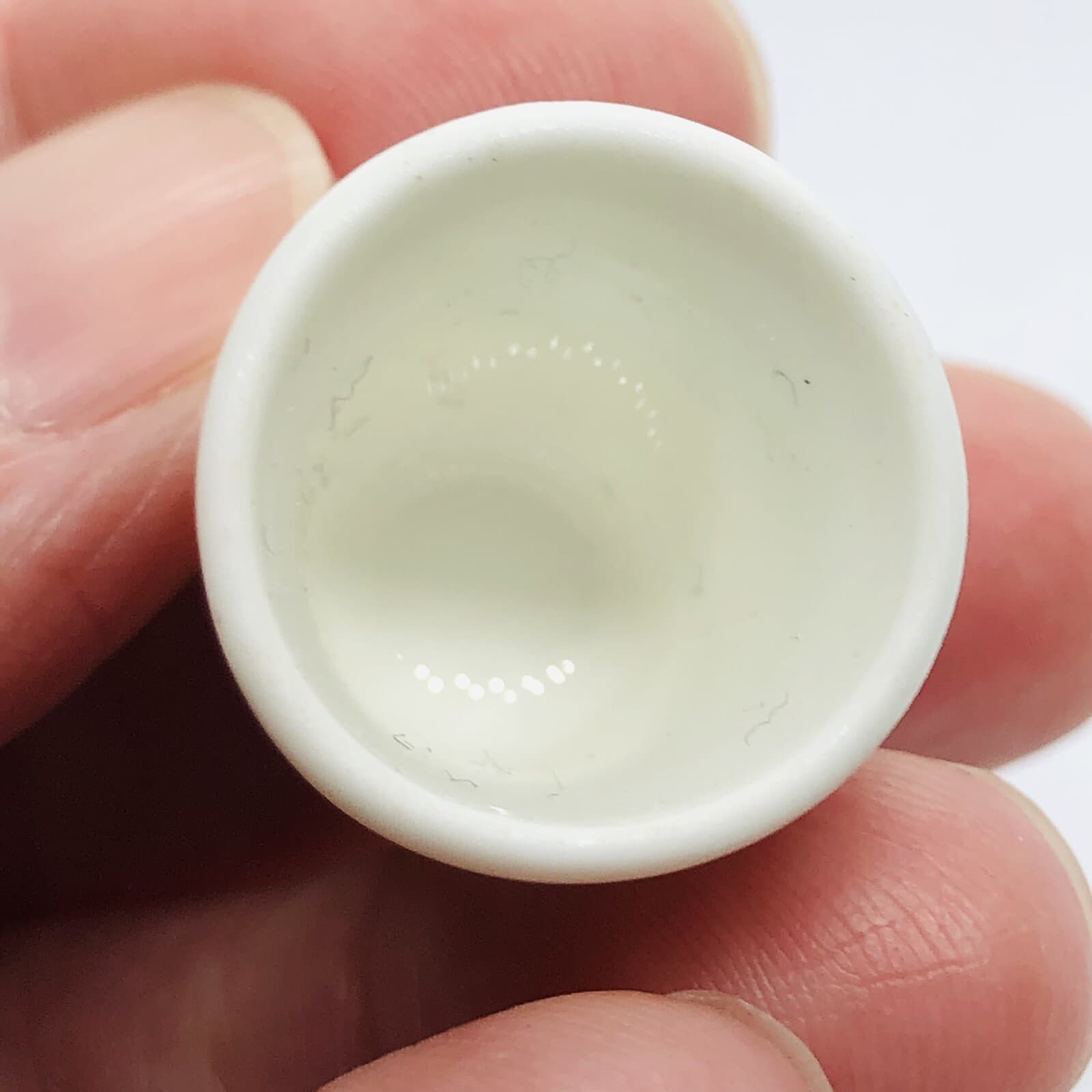 Vtg Wildlife Jack Rabbit Bone China Thimble - Made in Japan 3