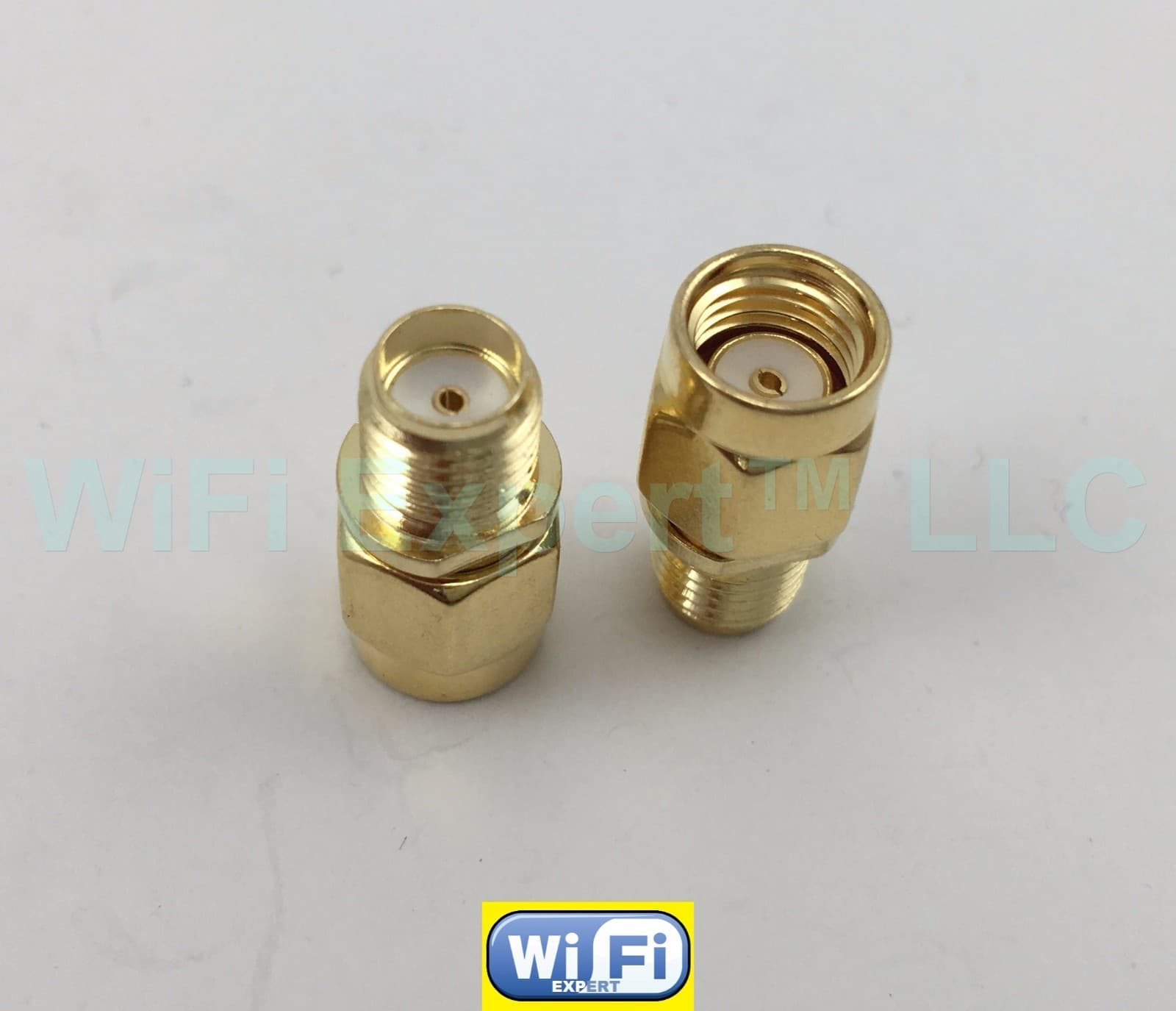 2 x SMA female To RP-SMA Male connect SMA to RP-SMA RF Connector Adapter USA 2