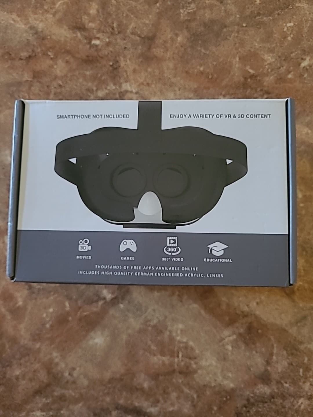 AS SEEN ON TV!Dynamic Virtual Viewer DVV 3D Glasses Smartphone Virtual Headset 3