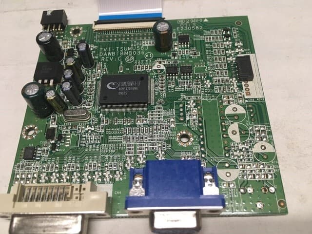 SUN MICROSYSTEMS LCD MONITOR WBZF MAIN BOARD DVI VGA TVI-TSUMU58J S1WBTBMB141 4