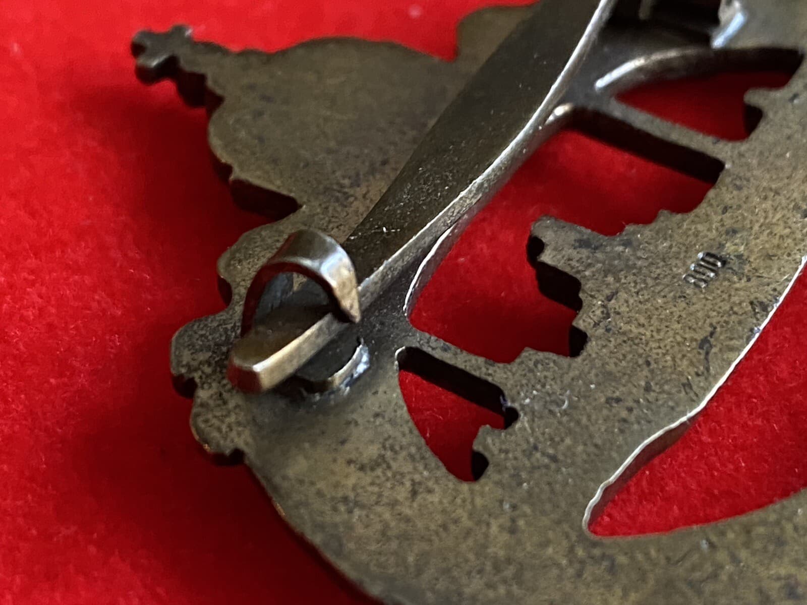 WWI Imperial German U-Boat Badge 800 Silver Private Purchase 4