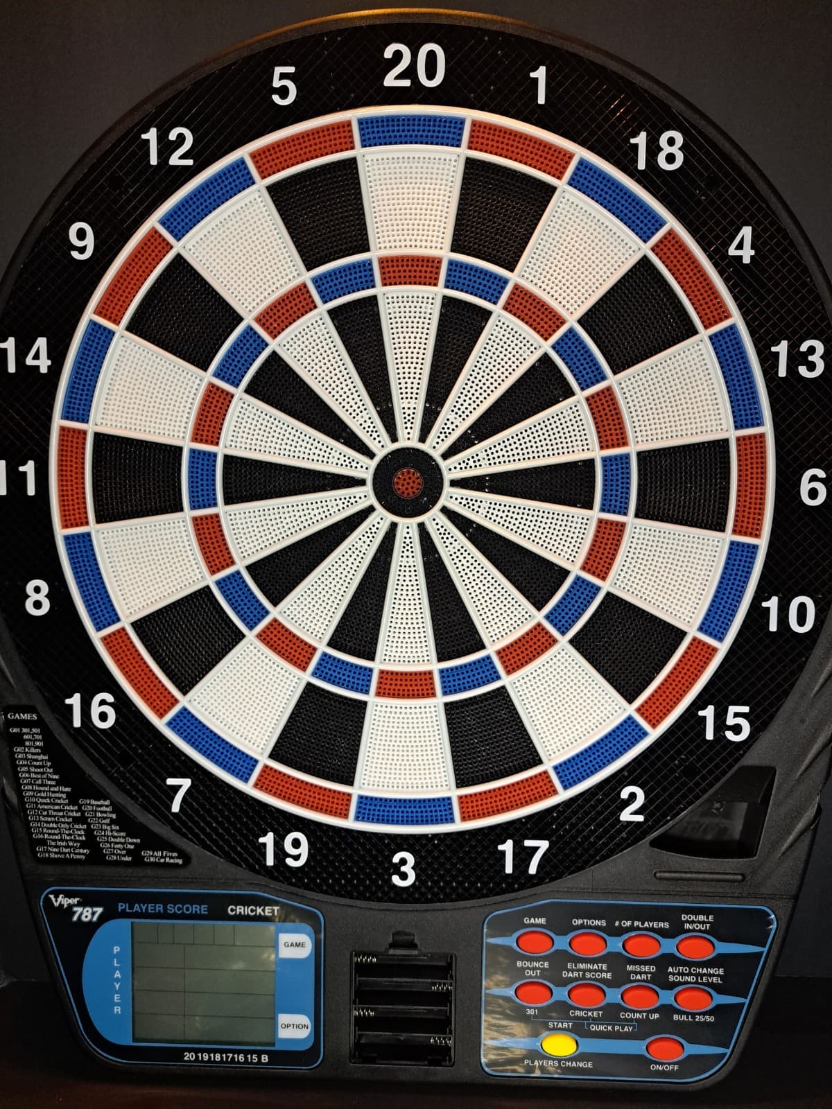 Viper 787 Electronic Dartboard 35 Games up to 16 Players NIB FREE SHIPPING! 6