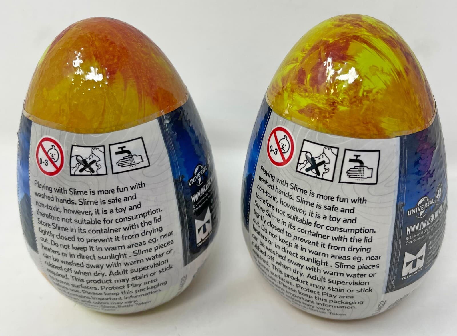 Jurassic World Dominion Captivz Toy Figure Dinosaur Mystery Egg 2 Pack New 3