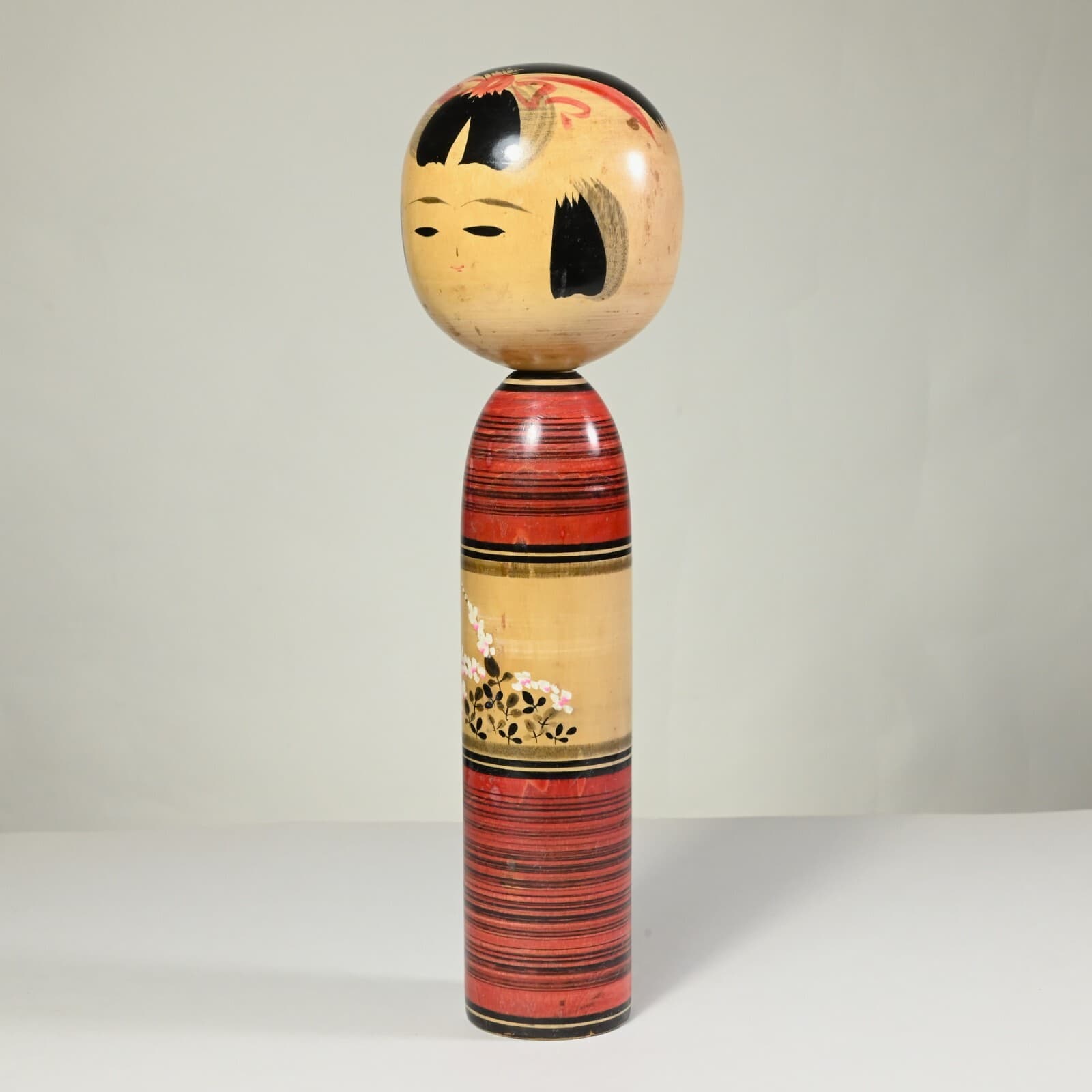 Master KICHESUKE AGATSUMA Shingatta Kokeshi Signed Japan 1970 - Large 12" 3