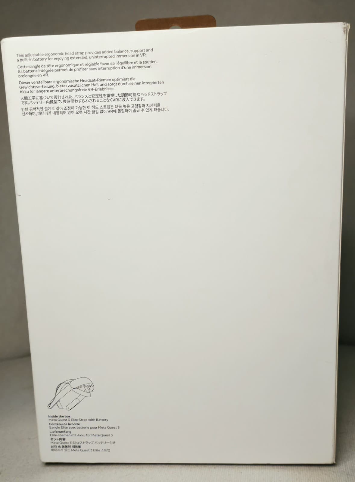 META Quest 3 Elite Strap with Battery Head Strap Add On - 891-01081-01 - NEW  3