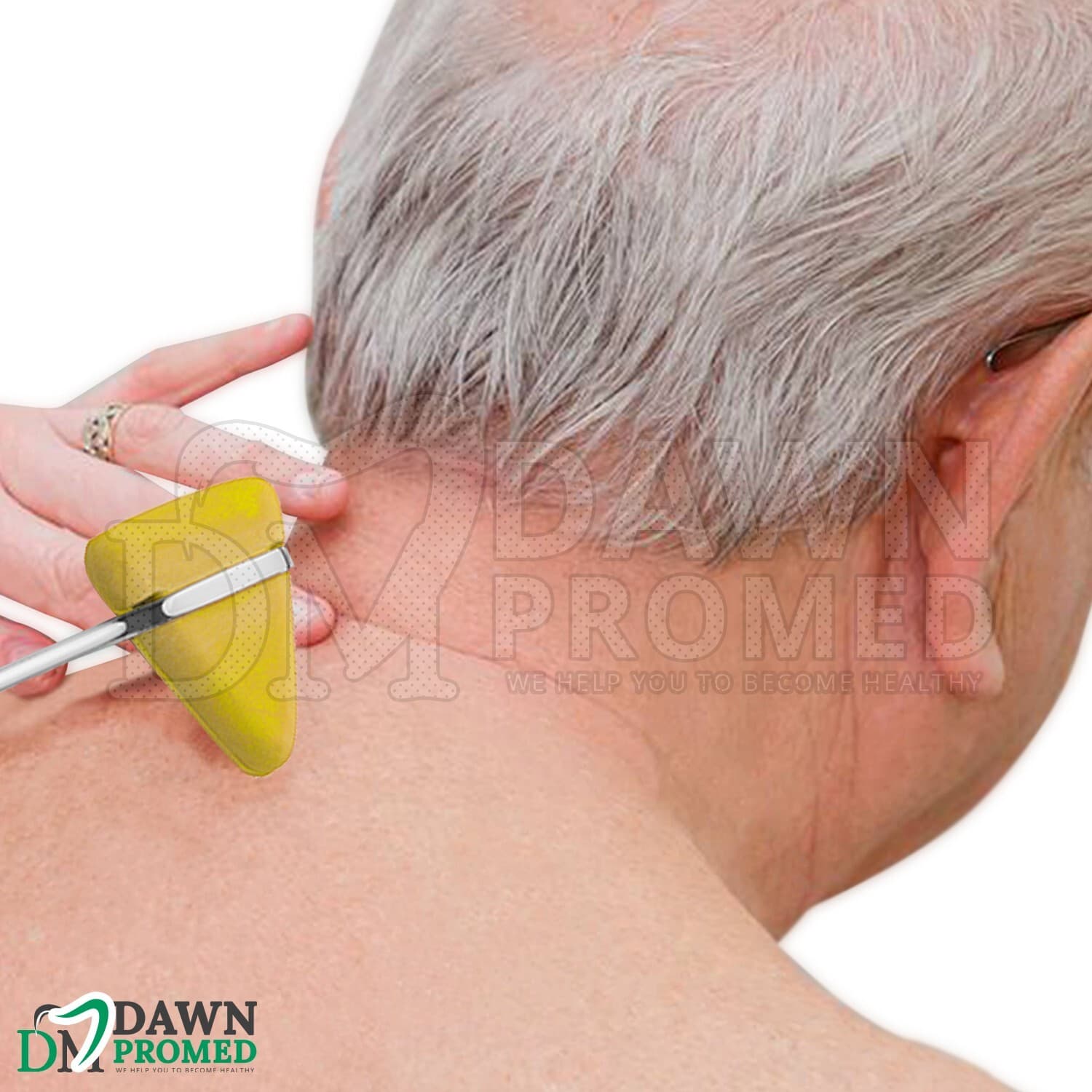 Yellow 7.5" Taylor Percussion (Reflex) Hammer Medical Surgical Inst German Grade 4