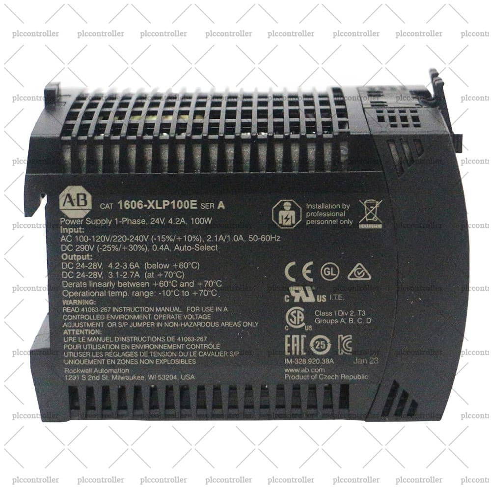 New Allen-Bradley 1606-XLP100E Compact Power Supply 100 W AB 2