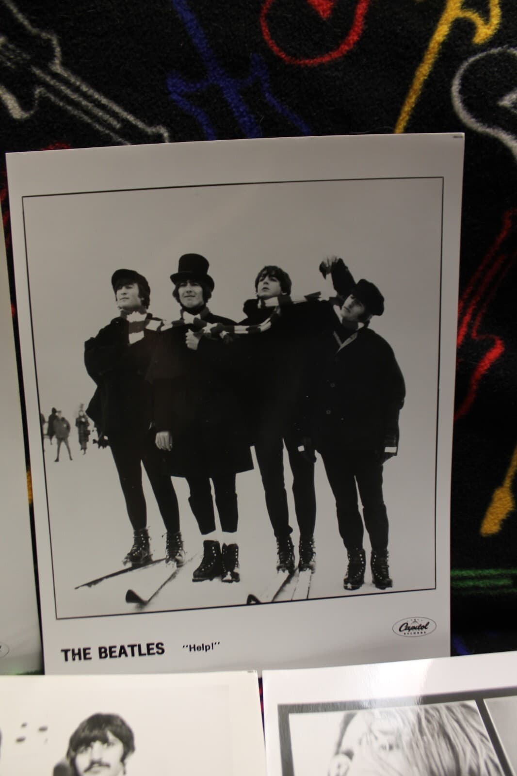 BEATLES 1982 Reel Music CAPITOL Records ADVERTISING Movie PHOTOS Press SET of 5 3