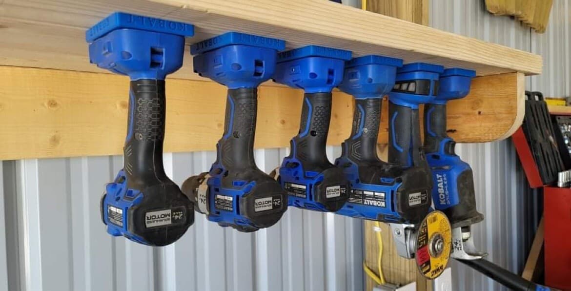 KOBALT 24V TOOL HOLDER 🔥 WALL MOUNT/DESK MOUNT STRONGEST! LIFETIME GUARANTEE! 2