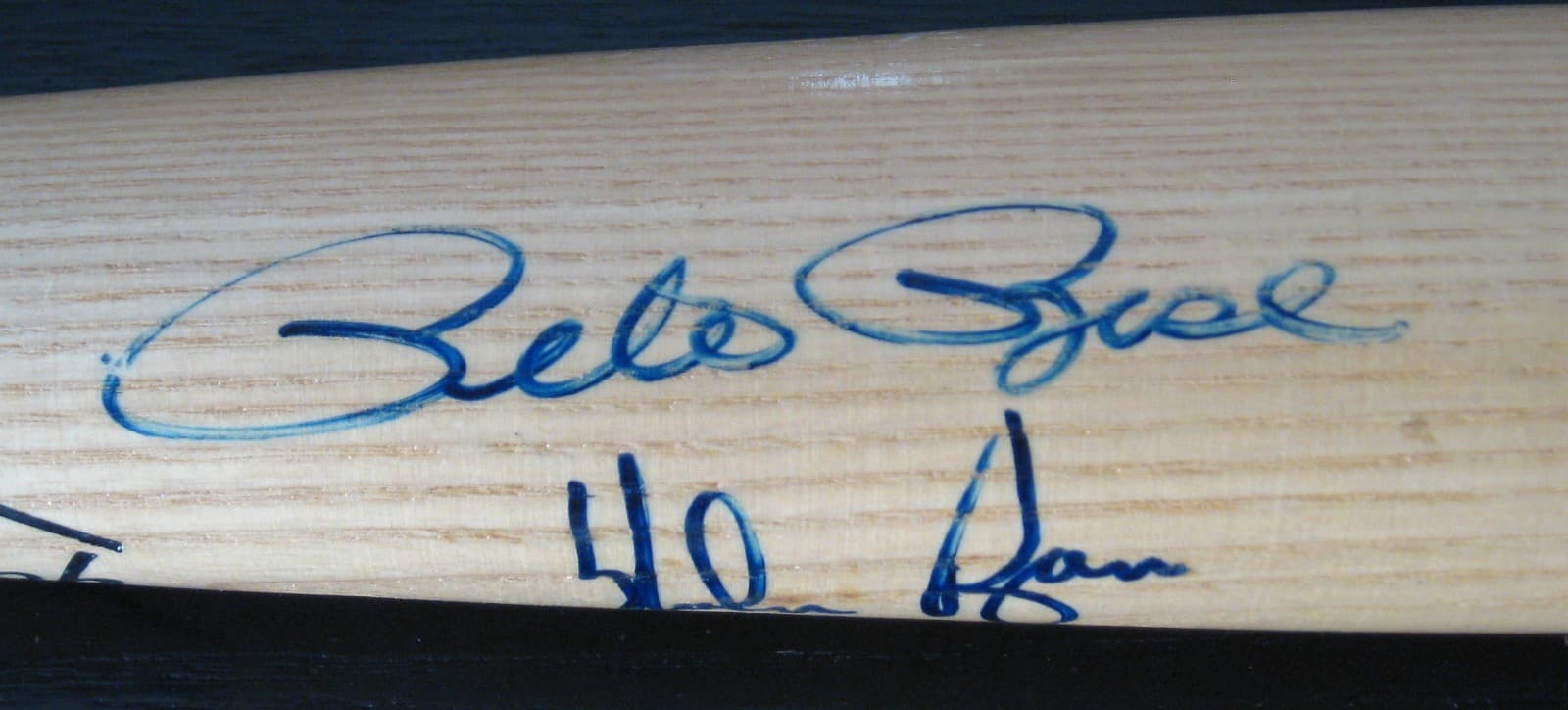 3 Kings of Baseball Signed Autographed Bat w Hank Aaron Nolan Ryan Pete Rose JSA 3