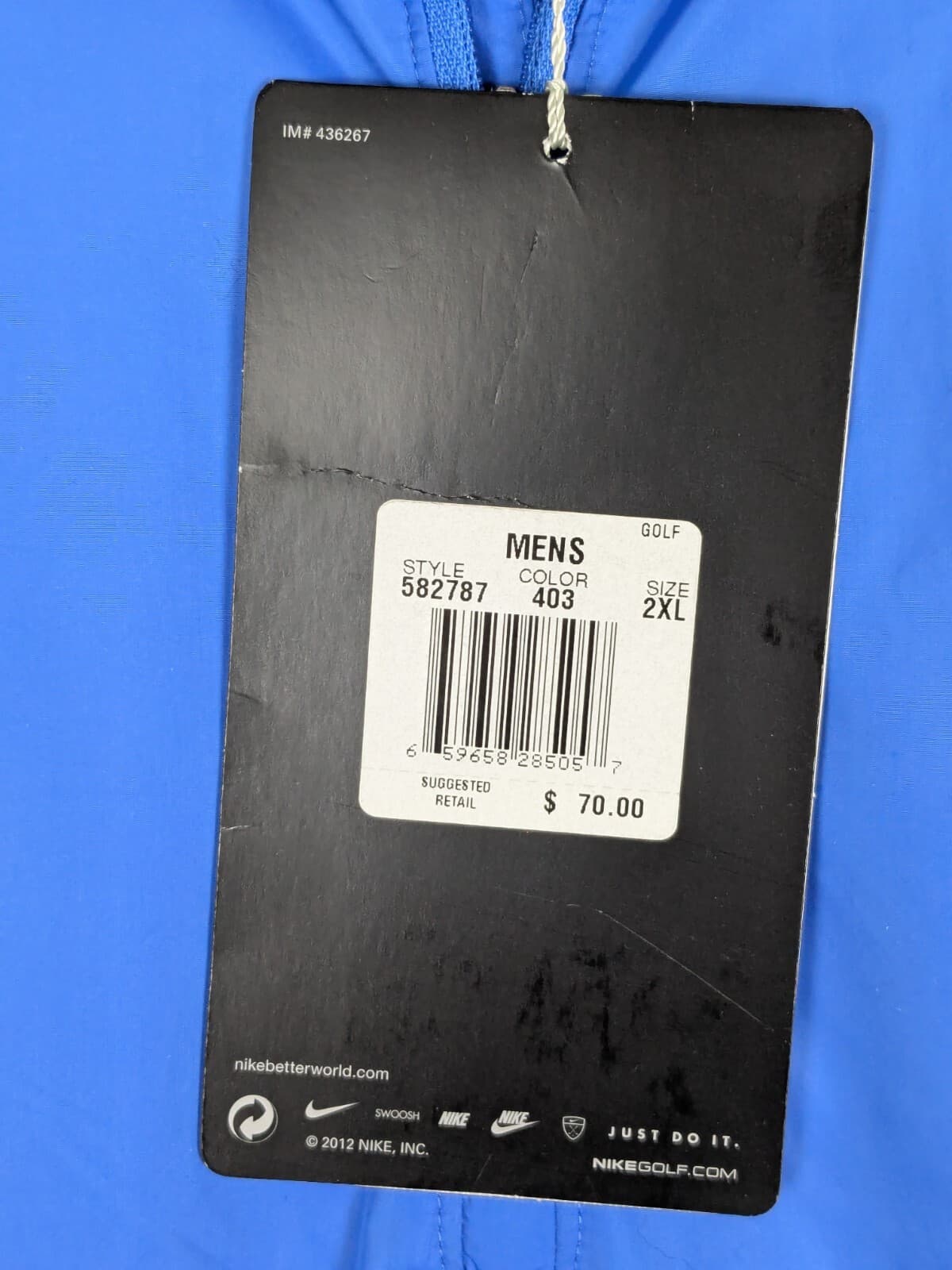 New Nike Golf  Coupe-Vent Pullover Jacket Mens 2XL Stretch Windbreaker 582787 4