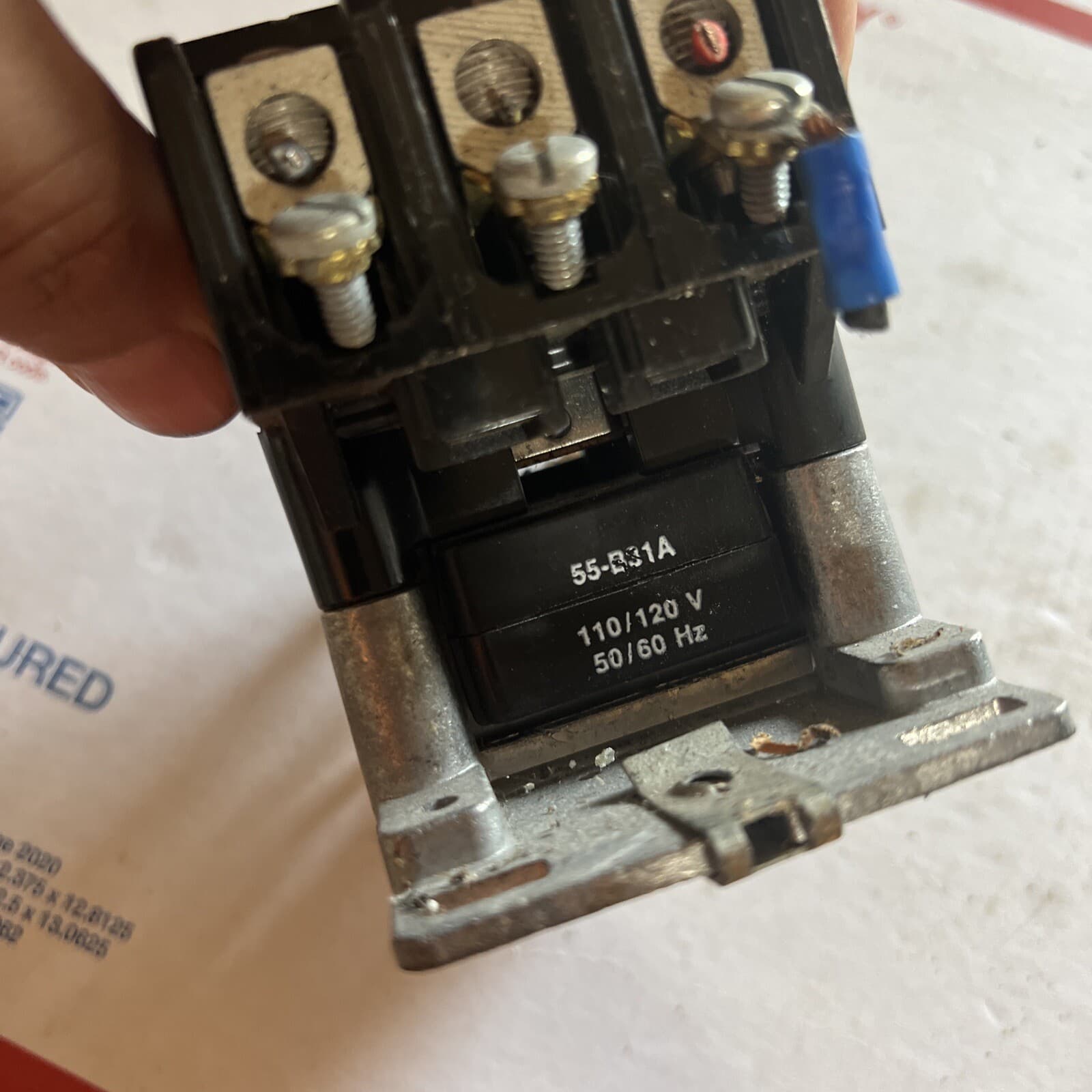 General Electric CR353ACY0002A 3 Pole Phase Contactor 240/480/600V 120V COIL GE 6