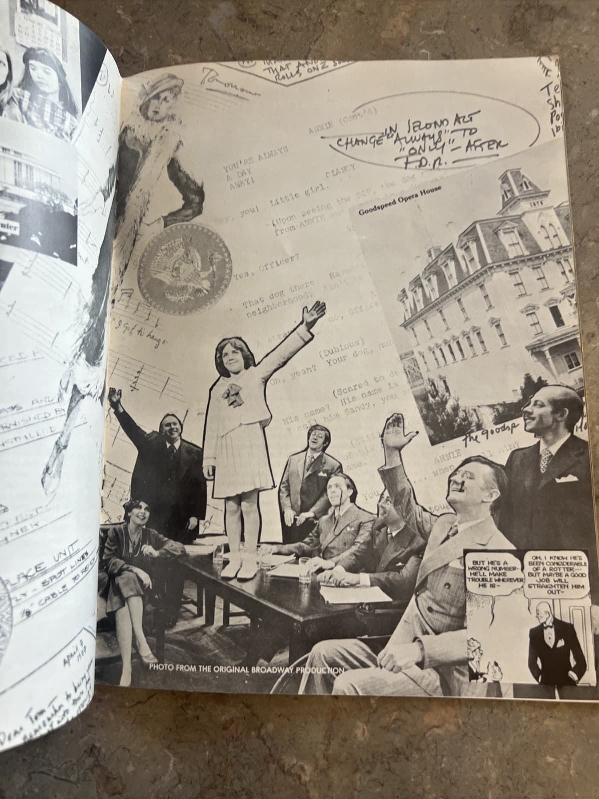 Vintage 1977  ANNIE a New Musical Program/Playbill Anniversary Edition 3