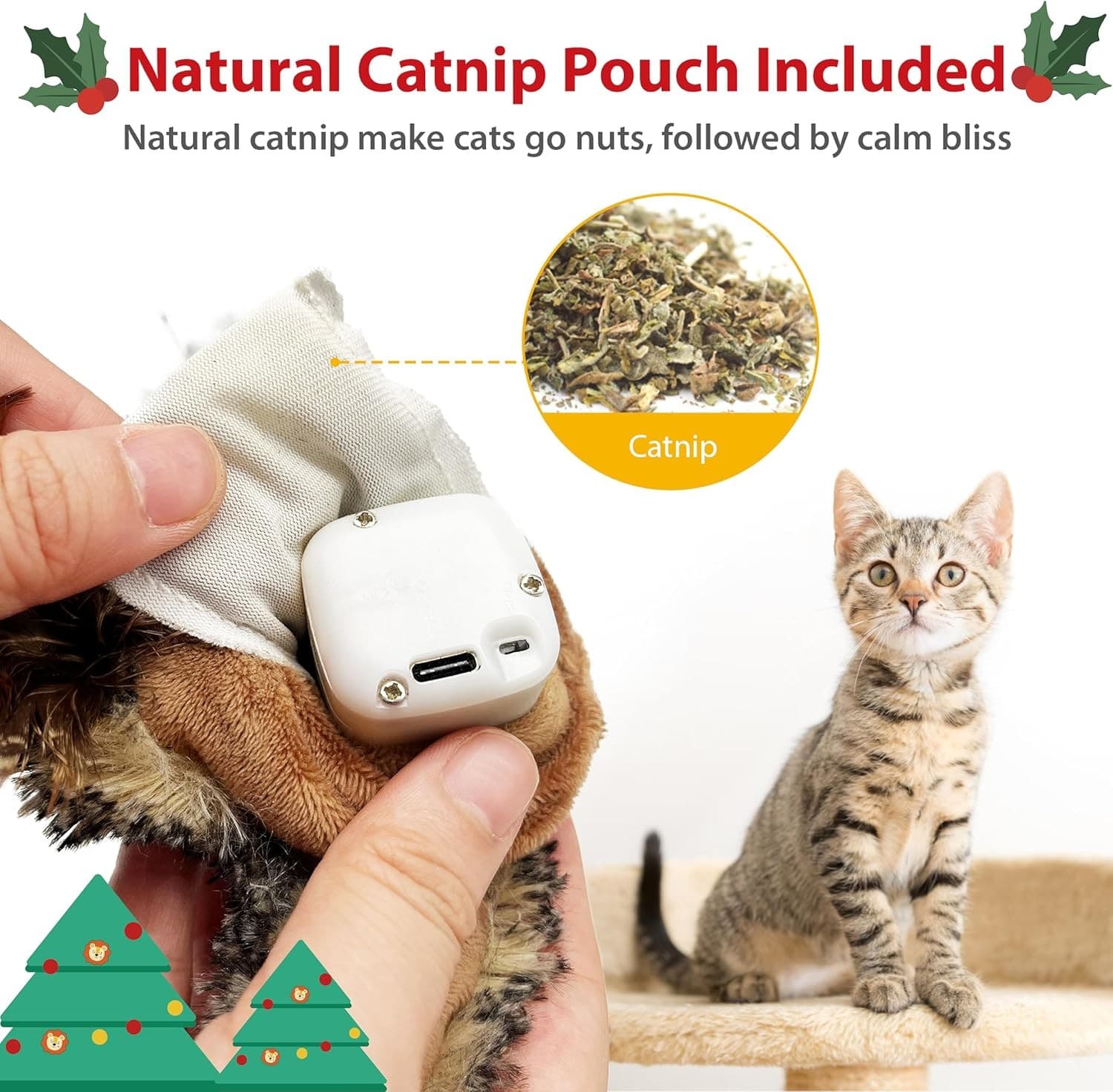 Gigwi Interactive Cat Toys for Indoor Cats, Flapping, Flapping bird  4