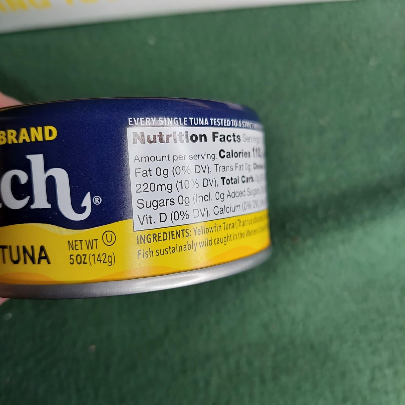 Wild Ahi Yellowfin Tuna 5 Oz canned Case Of 6 Cans By Safecatch EXP 10/2027 5