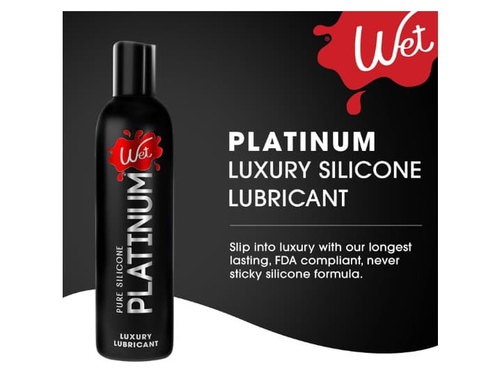 Wet Platinum Silicone Based Lube Ultra Long Lasting Premium Lubricant 3
