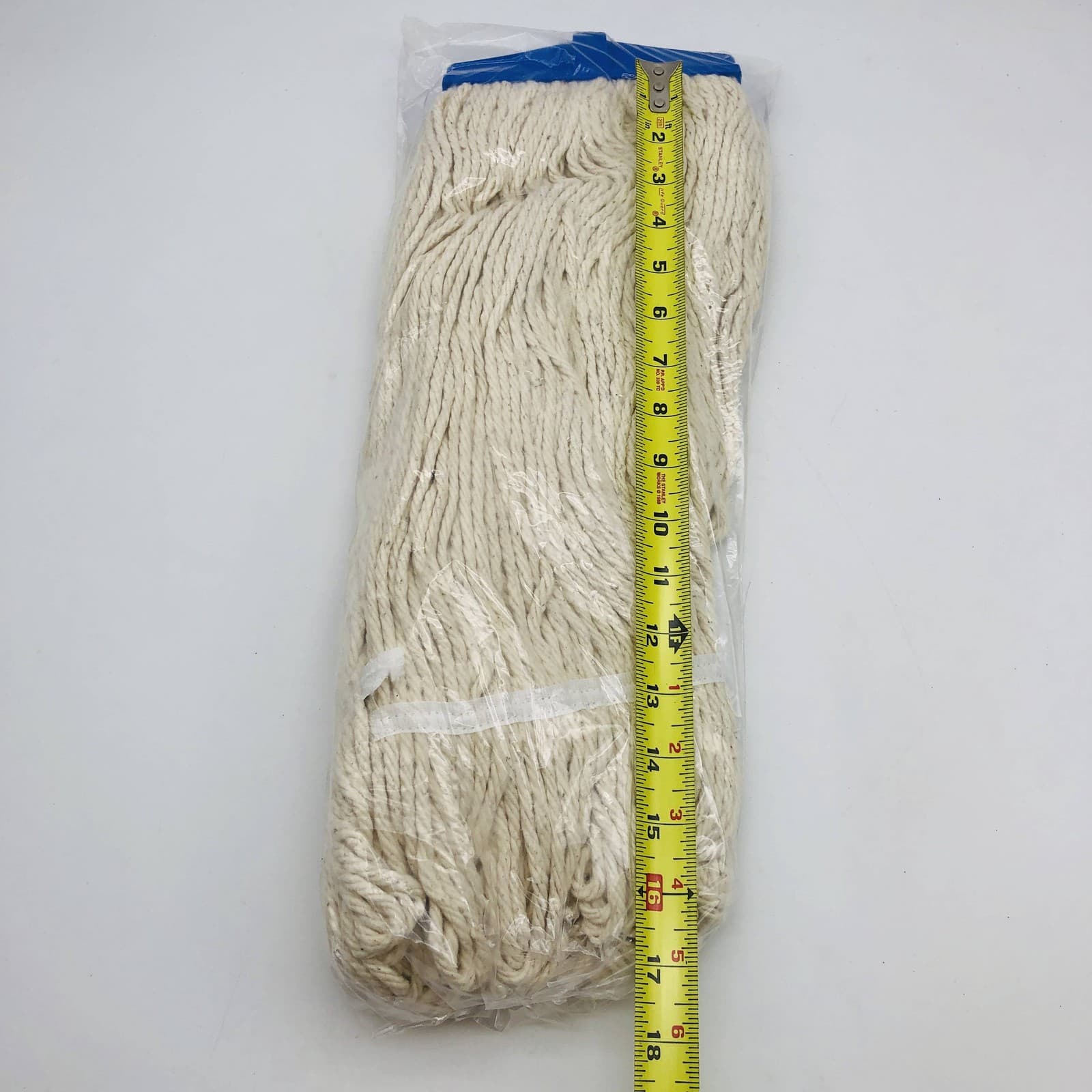 Cotton Mop Head Replacement Screw-On Fits 3/4-5 Acme Looped End 24oz Pack of 3 3