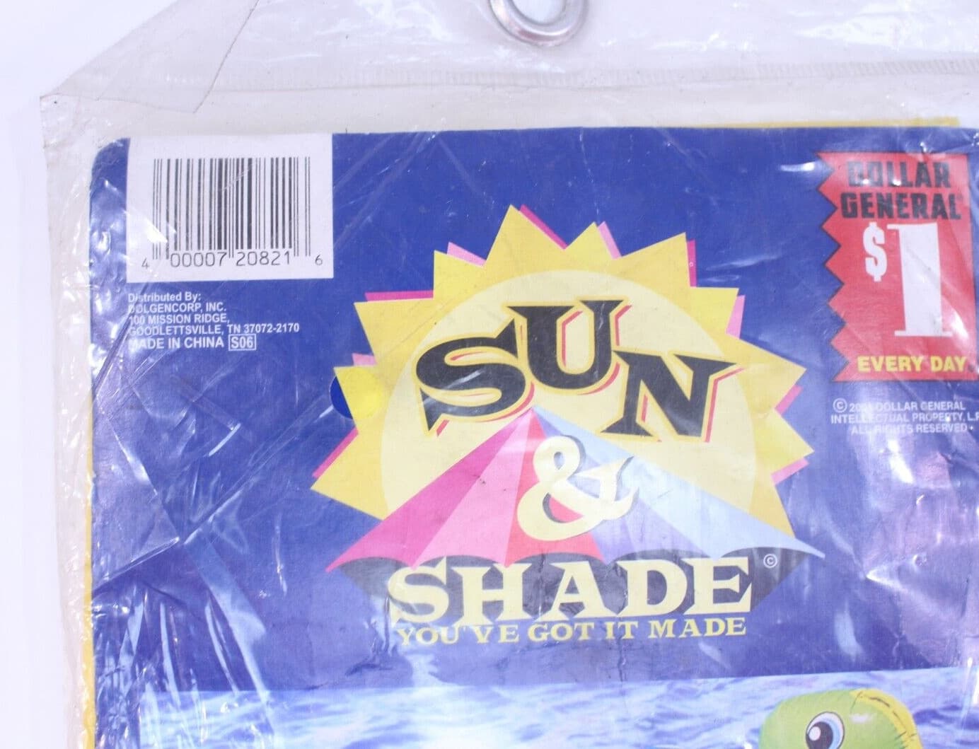 VTG NOS 2001 Sun & Shade Pool Float Animal Split Ring 21" Kid Inflatable Swim 4