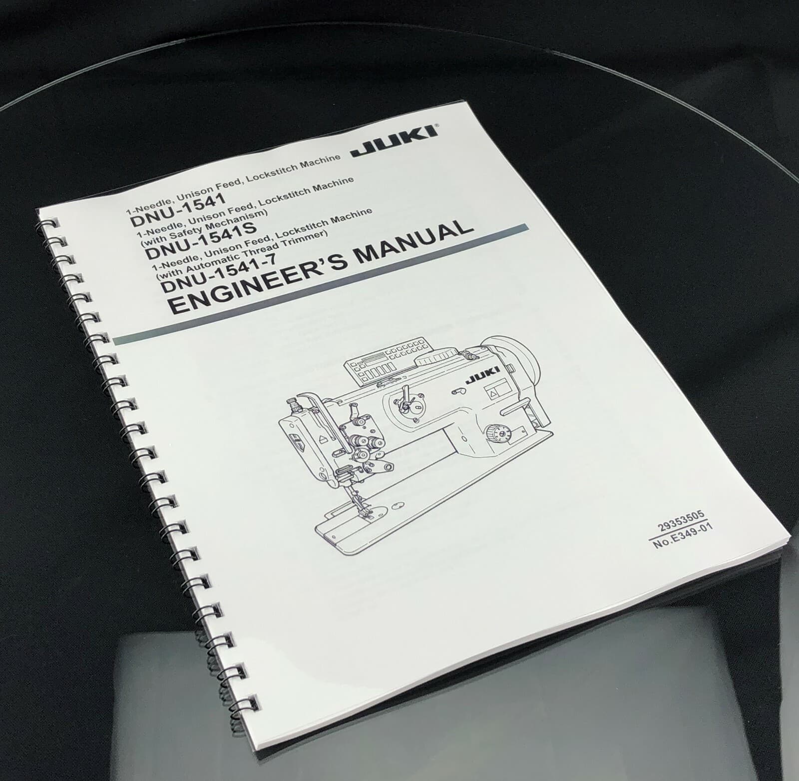 JUKI DNU-1541-7 Service Engineer Manual Coil Bound Reprint 2