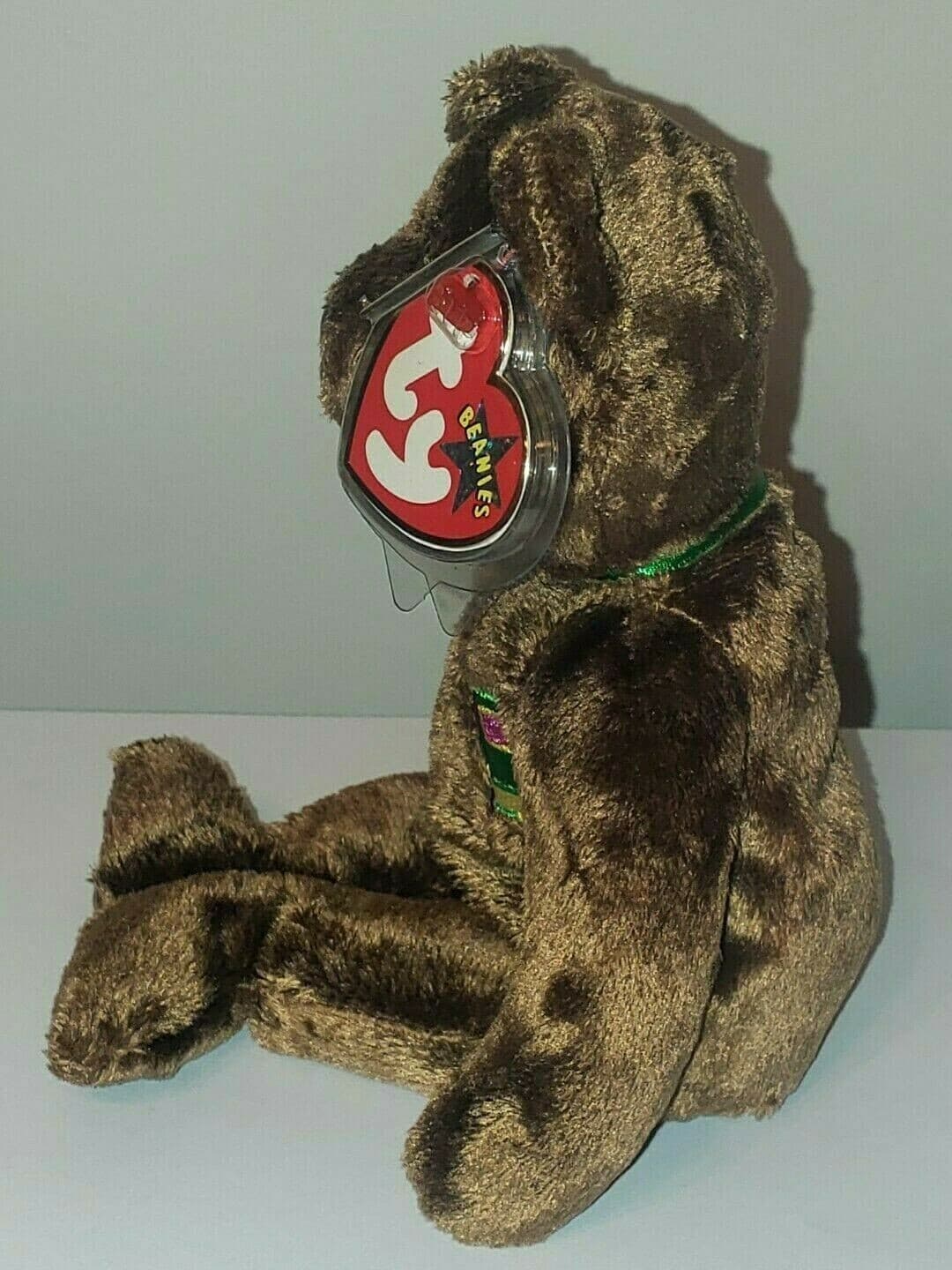 Ty Beanie Baby WILLIAM (Shakespeare) Bear Closed Book (Europe Exclusive) MWMTs 3