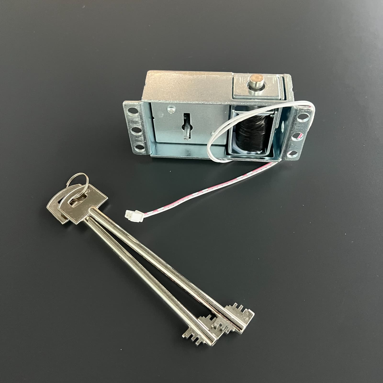 Gun Safe Lock Replacement,Chrome Keypad Electronic Safe Lock with Solenoid Lock 4