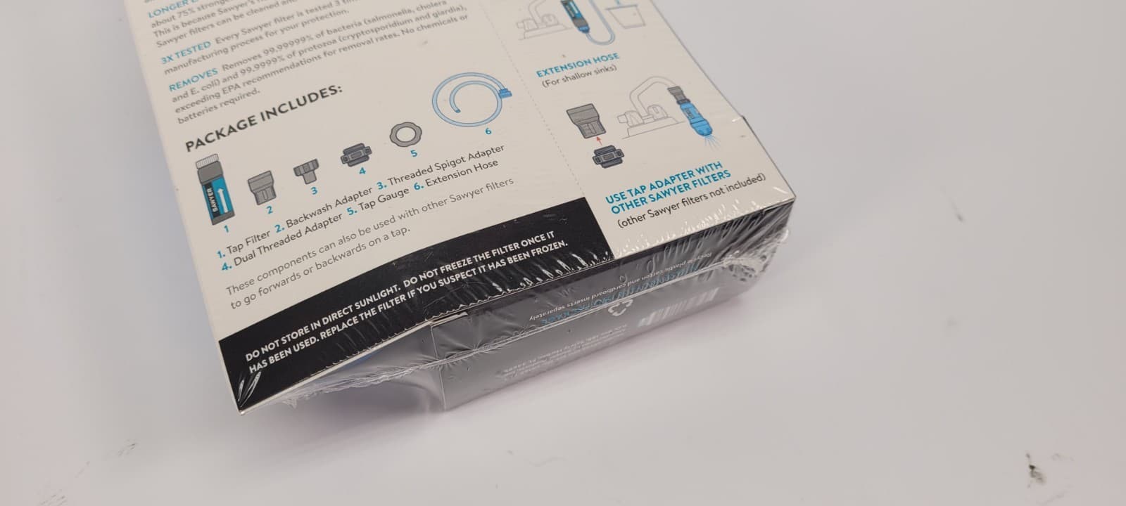 Sawyer Tap Filter Water Filtration System Fast Emergency Water SP134 6