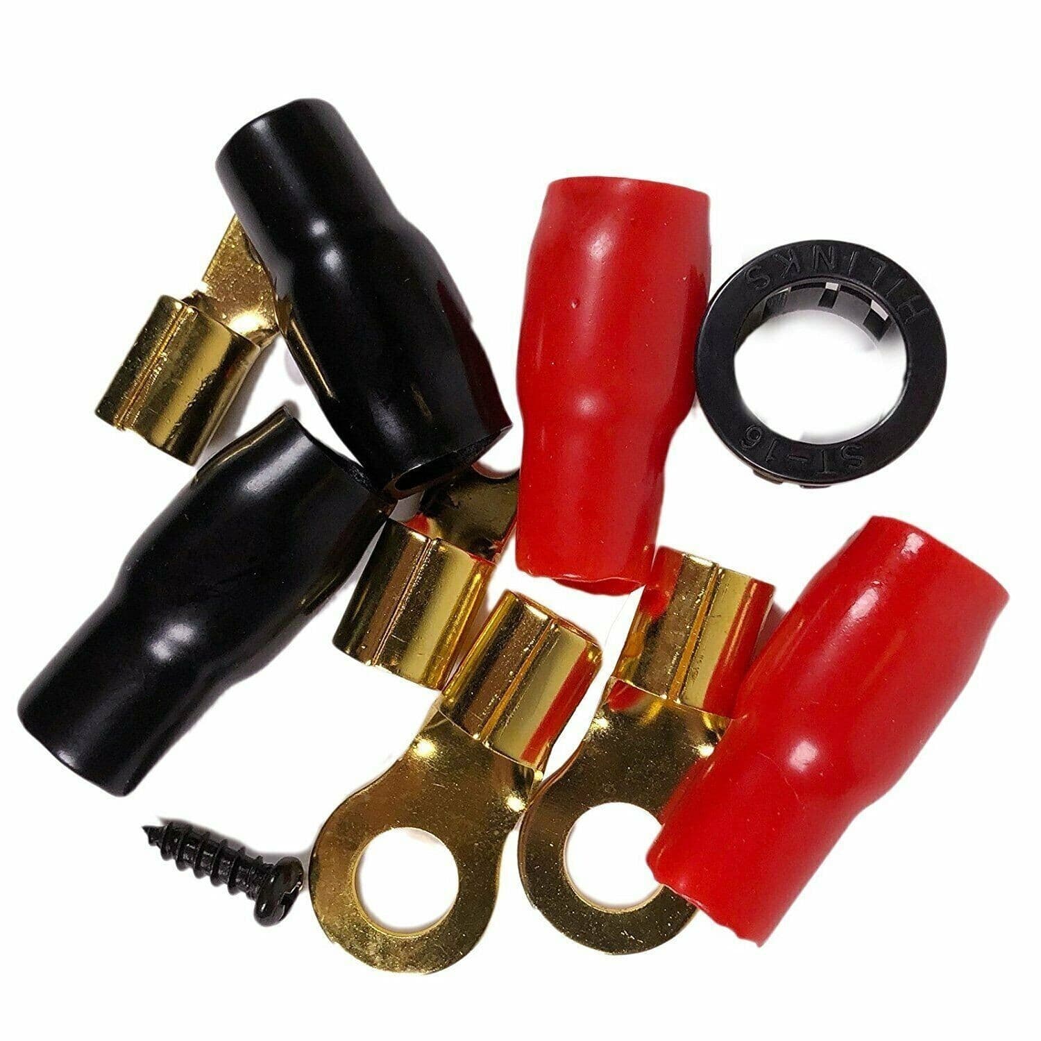 Warzone 4500 WATTS 4 Gauge Car Amplifier Installation Wiring Kit Amp 4Ga COPPER 5