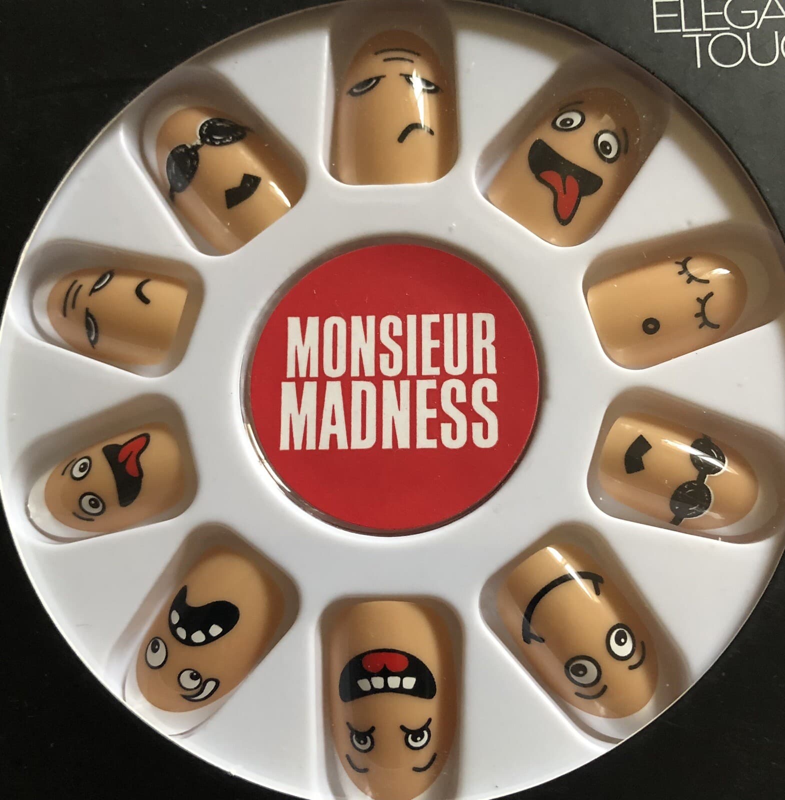 HOUSE OF HOLLAND Monsieur Madness press-on NAILS Elegant Touch FRENCH FANCIES 2