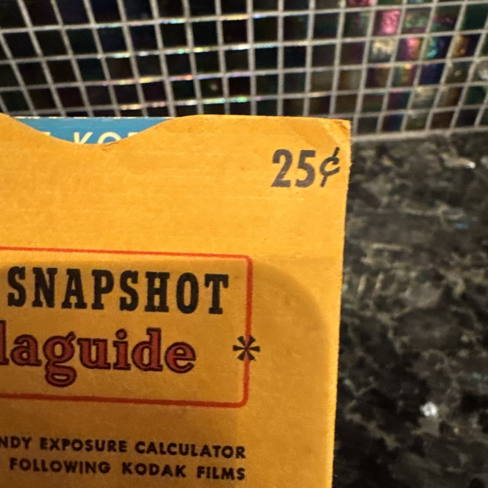 Vintage 1930s-40s KODAK SNAPSHOT Kodaguide Exposure Calculator 25 Cents 4