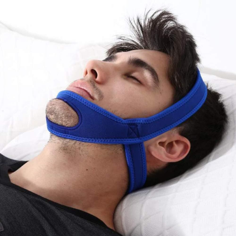 Snore Stop Anti Snoring Chin Strap Sleep Apnea Belt Snoreless Sleep Jaw Solution 3