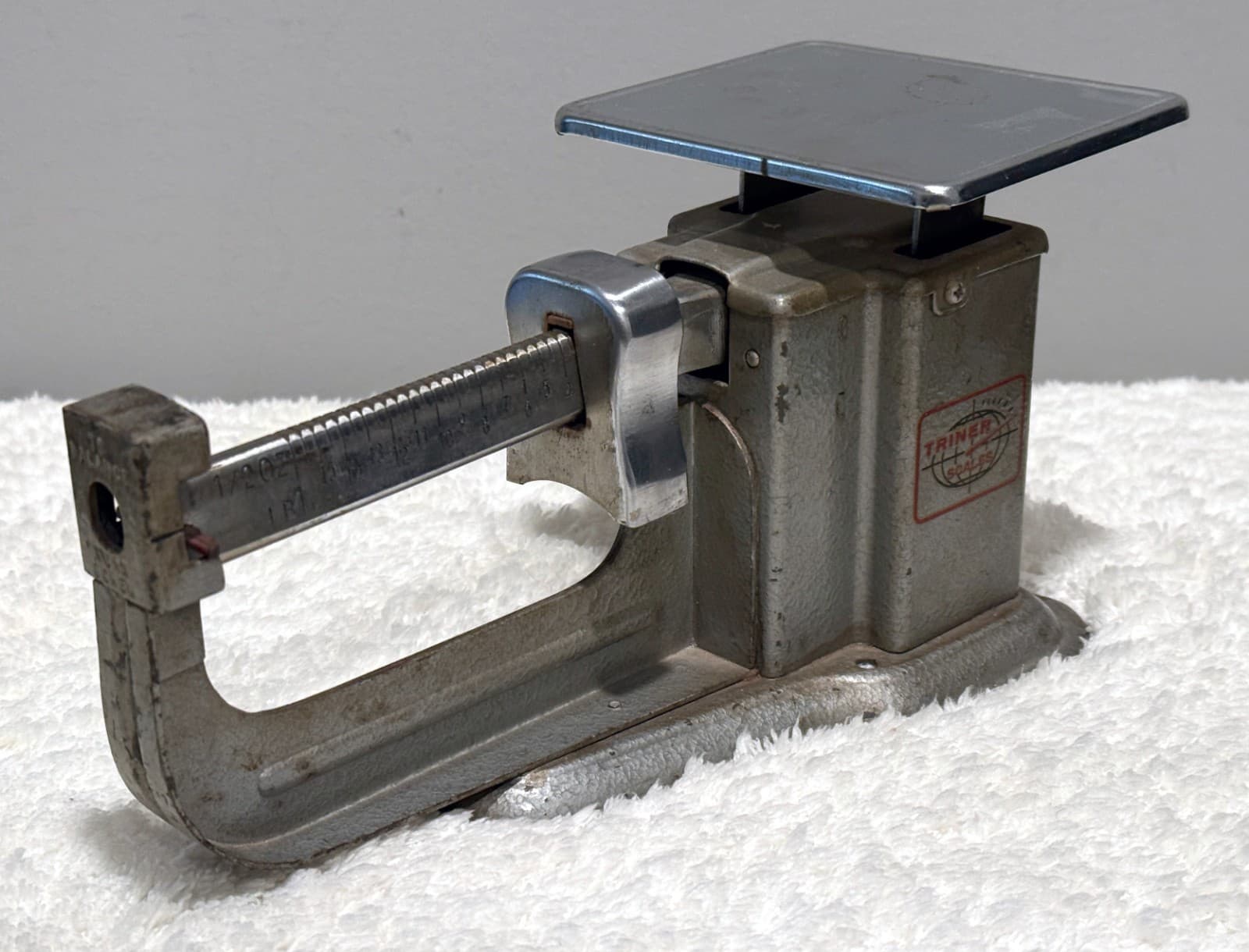 Vintage TRINER Postal Post Office Counter Scale 6