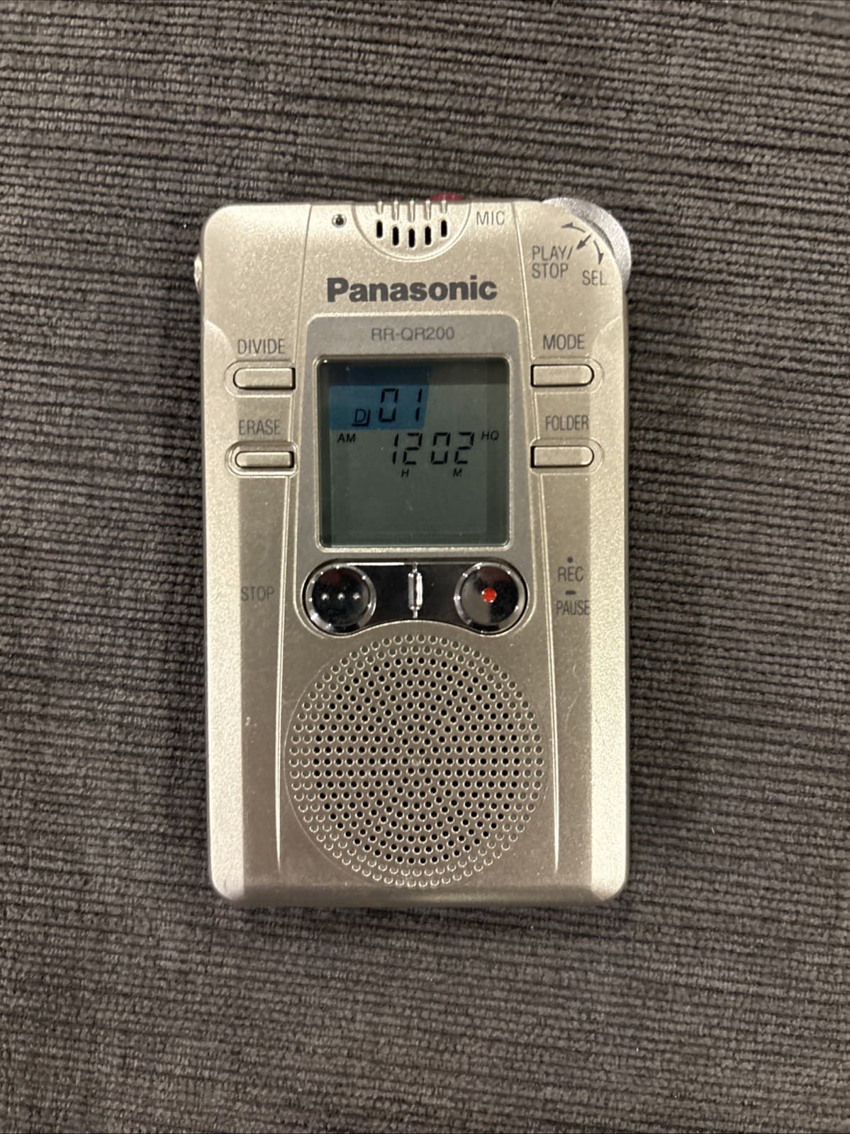 Panasonic RR-QR200 Digital IC Recorder Electronic Voice Phenomena Ghost Hunting