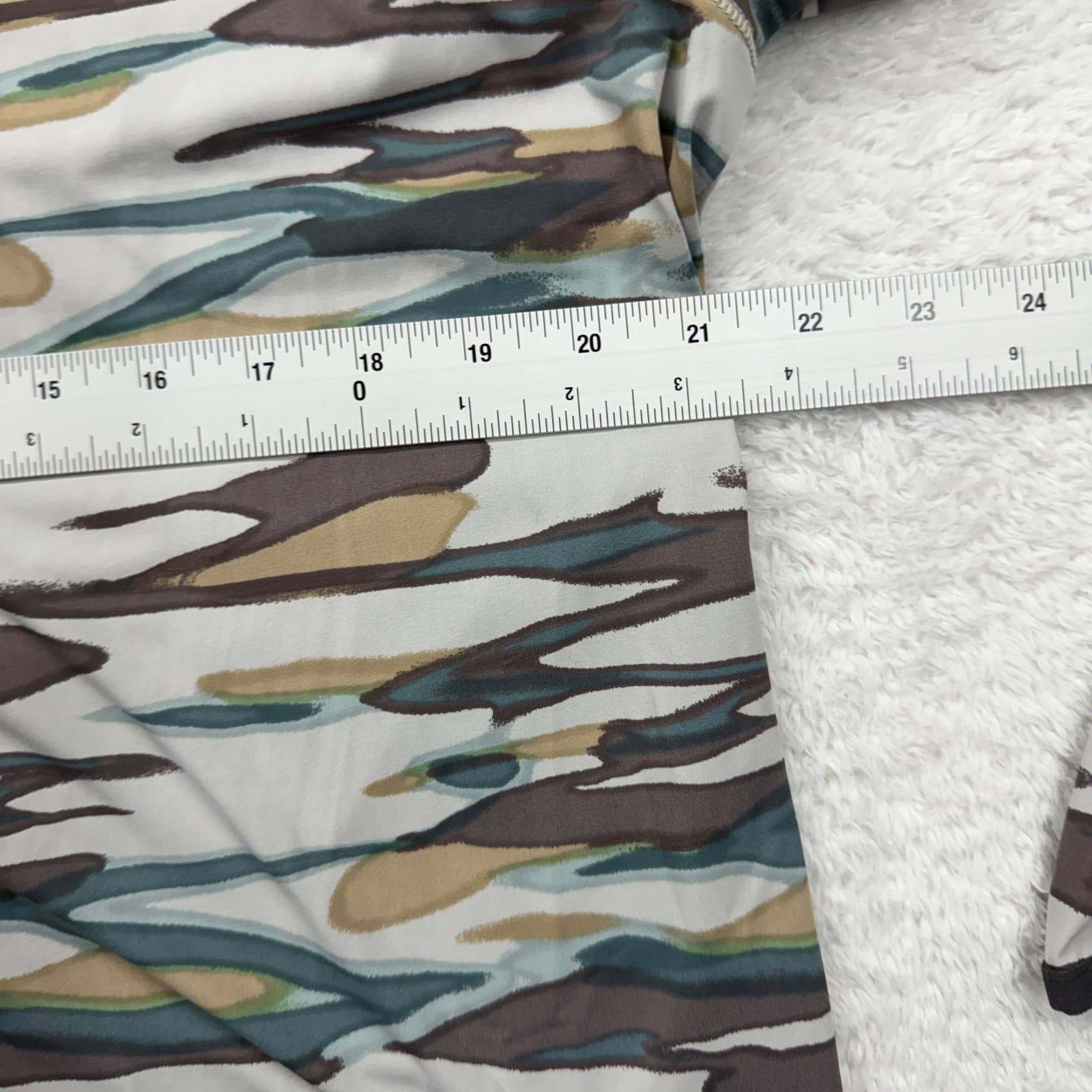 Eddie Bauer Freeshade Camo Hooded Long Sleeve Shirt Mens Medium Beige 5