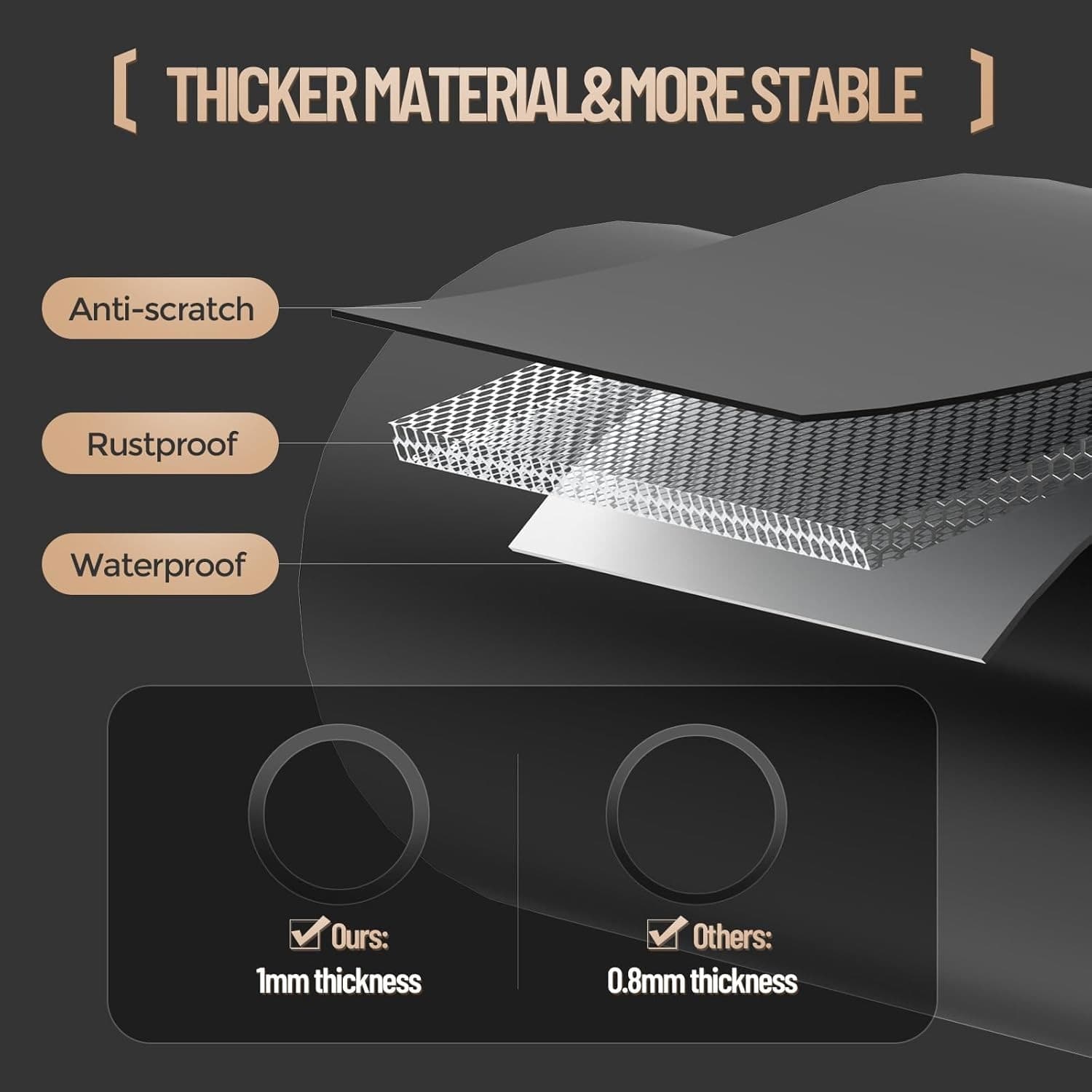 Step Ladder 2 Folding Stool for Adults 500lbs 2-Step, Black  6